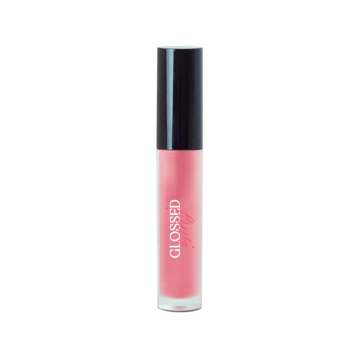 Rosey Lip Gloss by Glossed by MJ - soft rose pink high-shine lip gloss