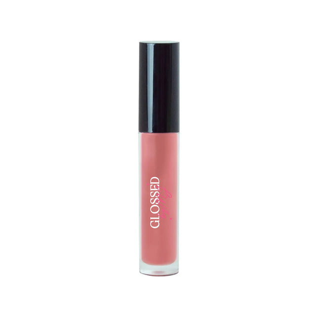 Mocha Lip Gloss by Glossed by MJ - warm rose brown high-shine lip gloss